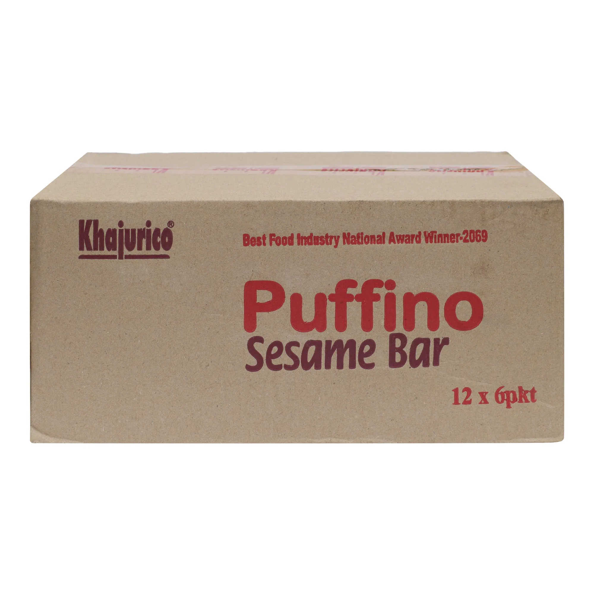 Khajurico Puffino Sesame Bar Per Box