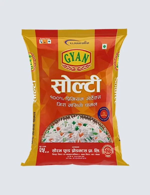 Gyan Solti Jeera Rice 25kg